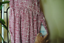 Load image into Gallery viewer, Garden Smock *Maroon Bloom*