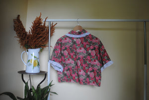 Leisure Top *Pink Floral* S/M